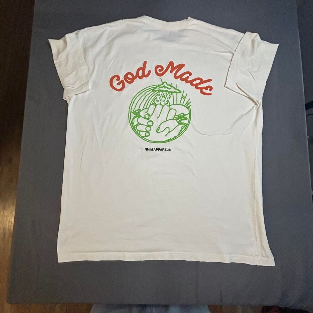 NHIM Apparel Men's White T-shirt